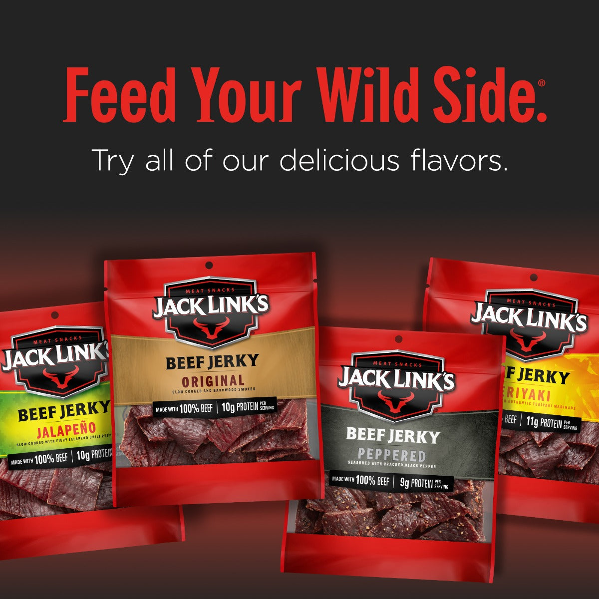 Sweet & Hot Beef Jerky - Single,3.25 oz