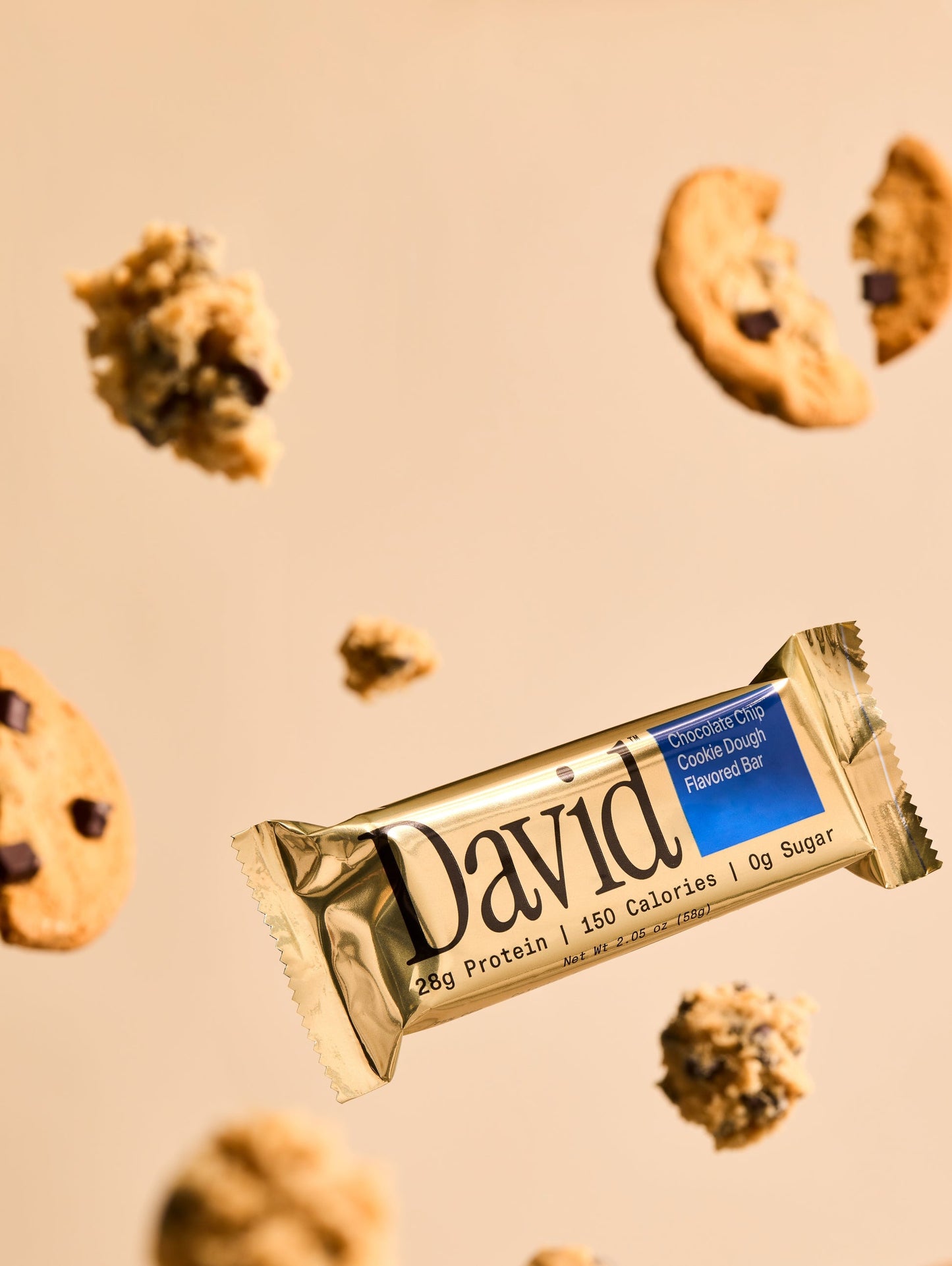 David High Protein Bars No Sugar - Sugar Free Protein Bars, Low Carb, Gluten Free - 28g of Protein, 150 Calories - Pack of 12